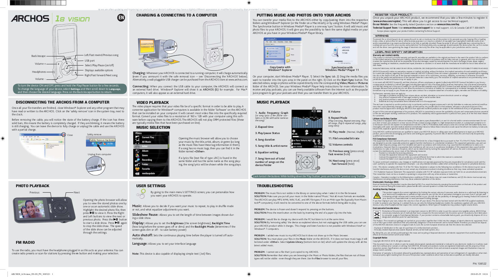 Archos 18 Vision User Guide