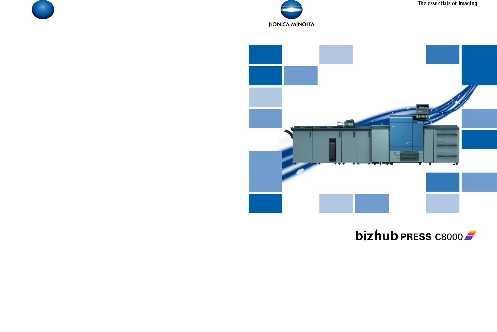 Konica minolta BIZHUB PRESS C8000 User Manual