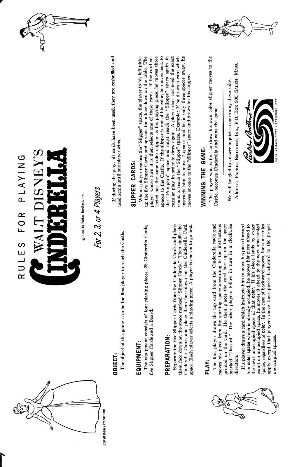 Hasbro CINDERELLA1965 User Manual