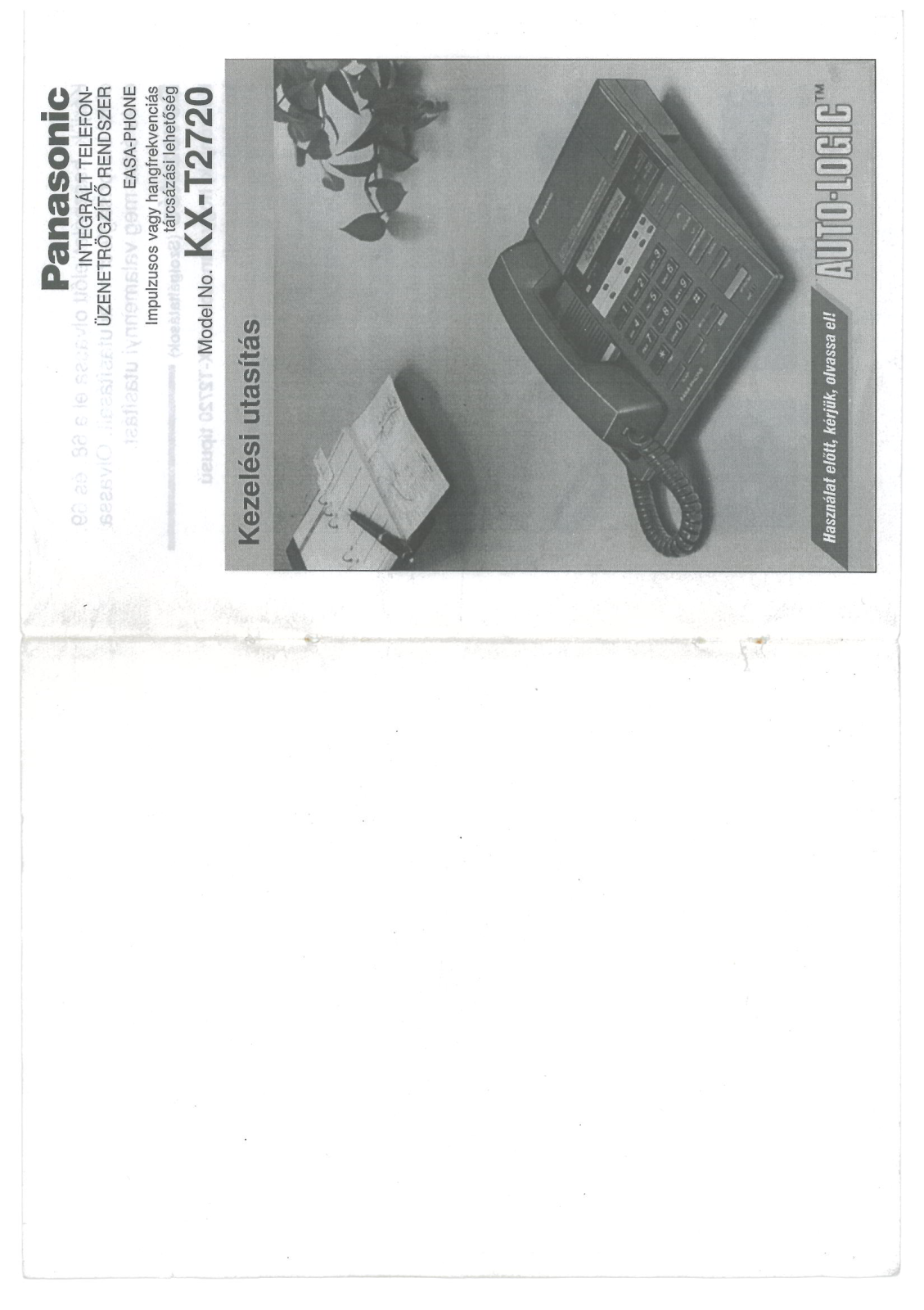 Panasonic KX-T2720 User Manual