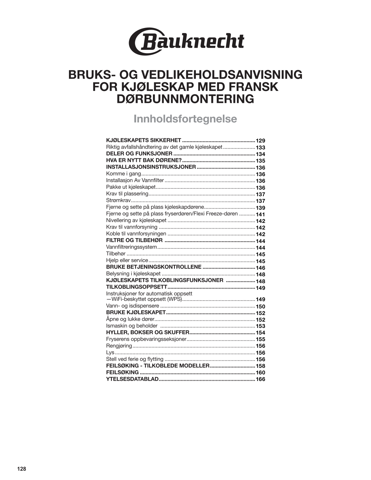 BAUKNECHT BQ9I MO1L User Manual