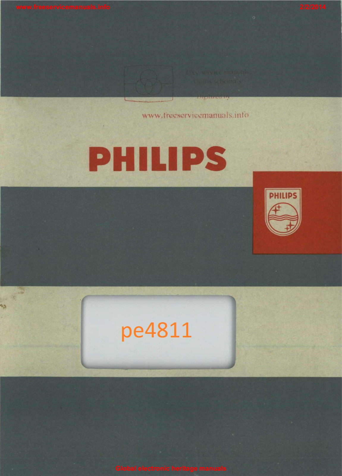 Philips pe4811 Datasheet - ManualMachine.com
