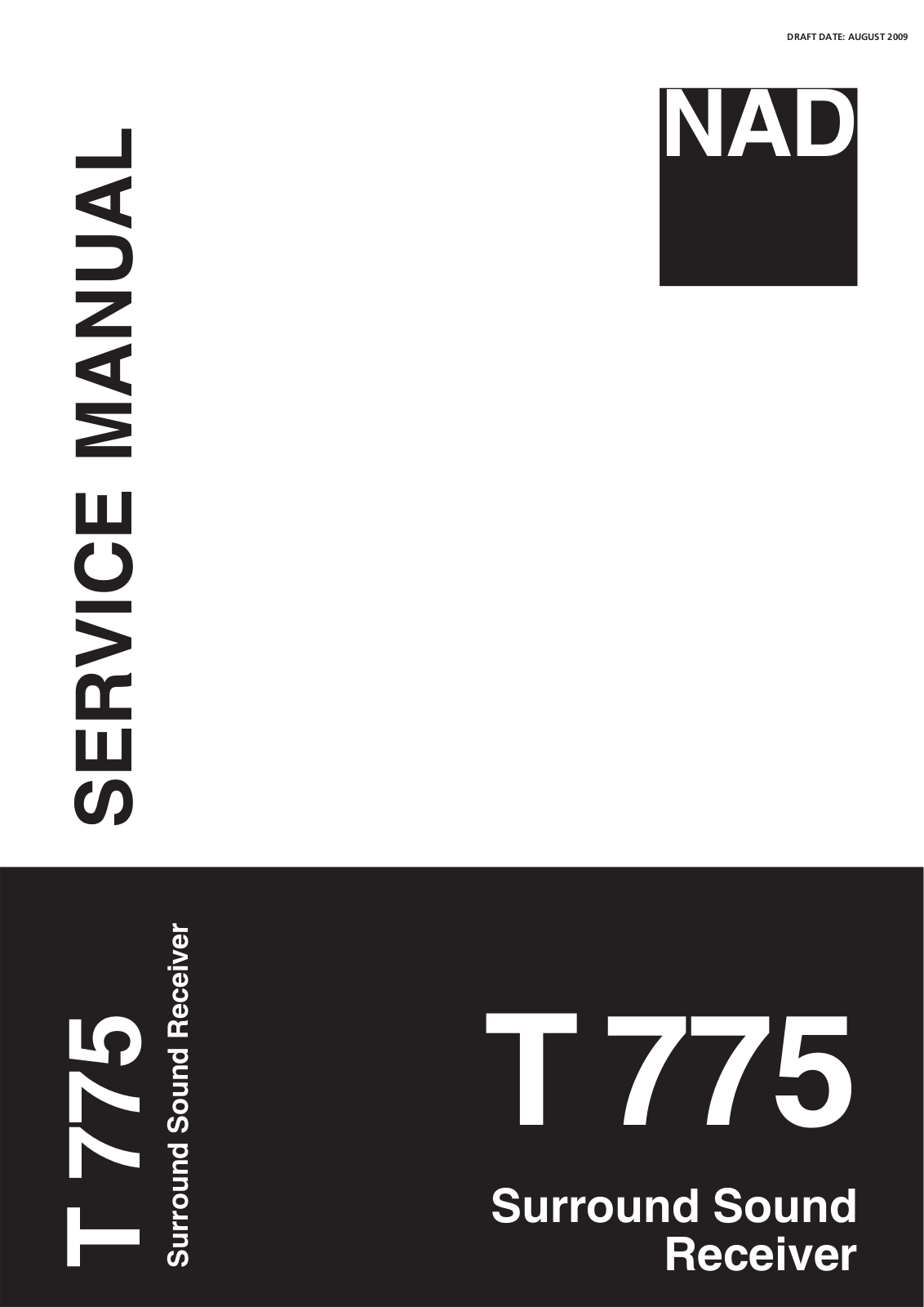 Nad T-775 Service Manual