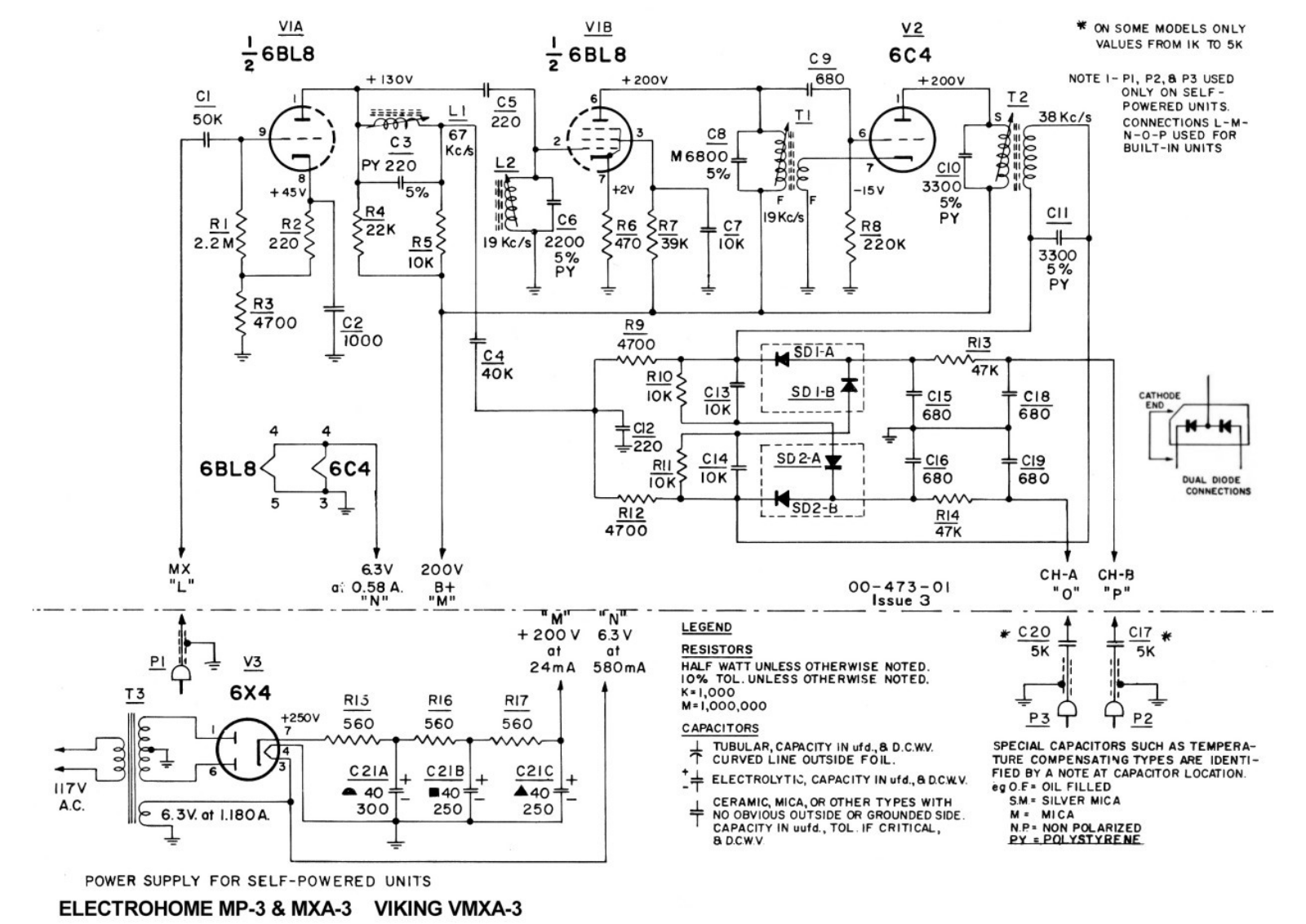 ElectroHome VMXA3 Schematic - ManualMachine.com