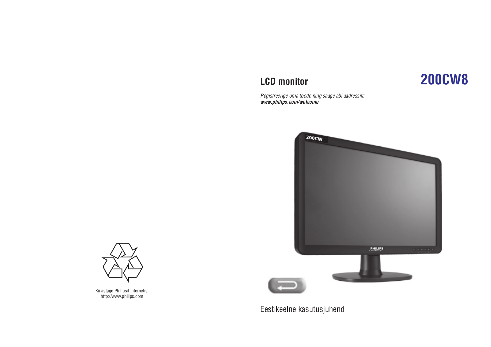 Philips 200CW8 User Manual