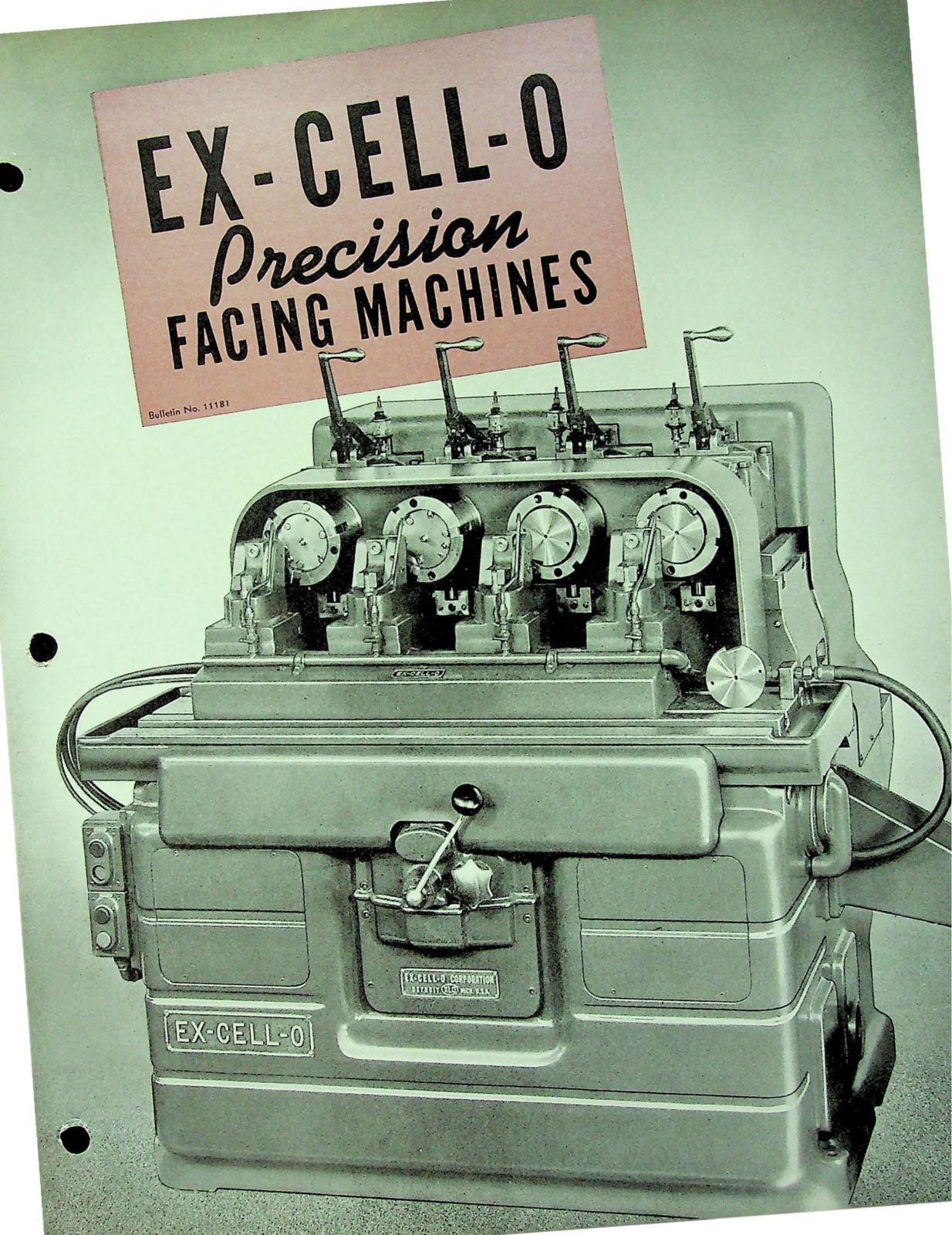 Ex-Cell-O Machine Tools Precision Facing Machines Other - ManualMachine.com