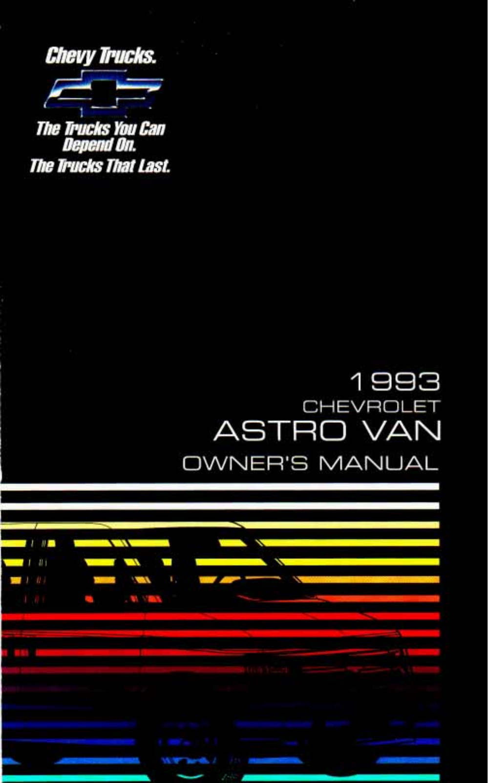 Chevrolet Astro 1993 User Manual