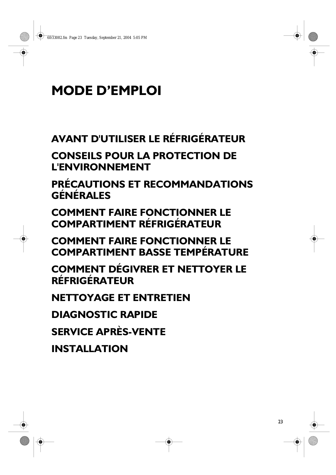 WHIRLPOOL ARC0150 User Manual