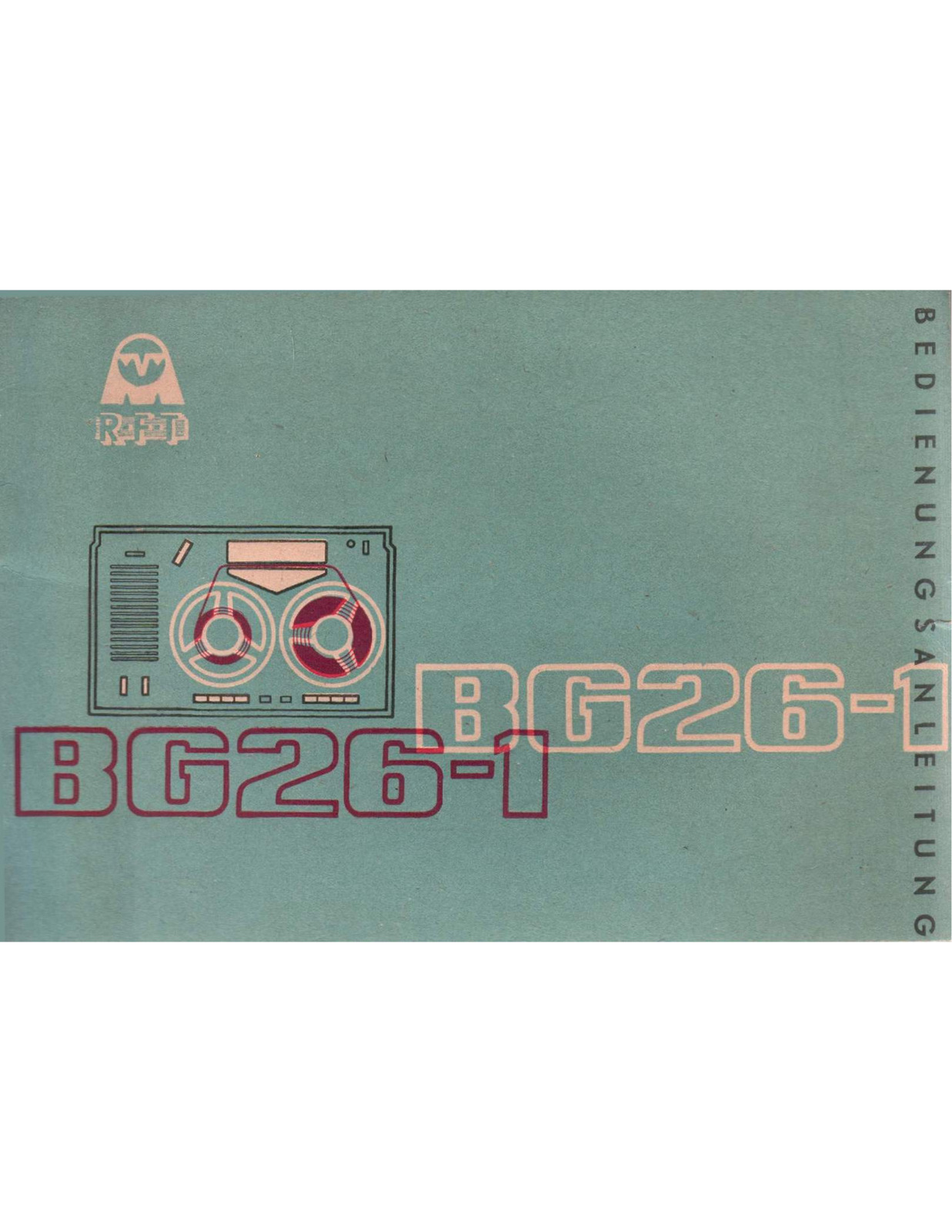 RFT BG-26-1 User guide - ManualMachine.com