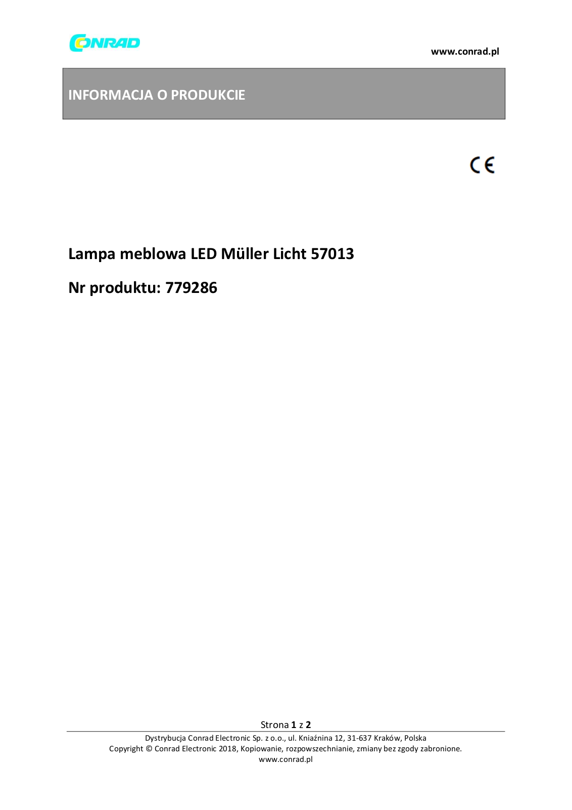 Müller-Licht 57013 User guide - ManualMachine.com