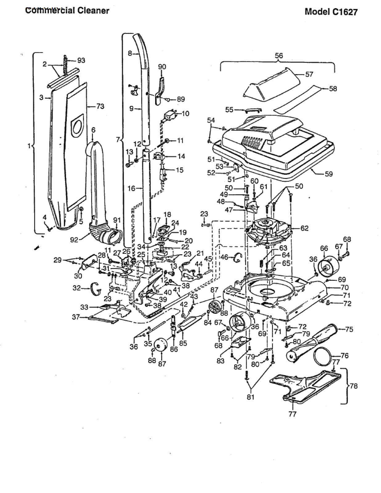 Hoover C1627 Owner's Manual