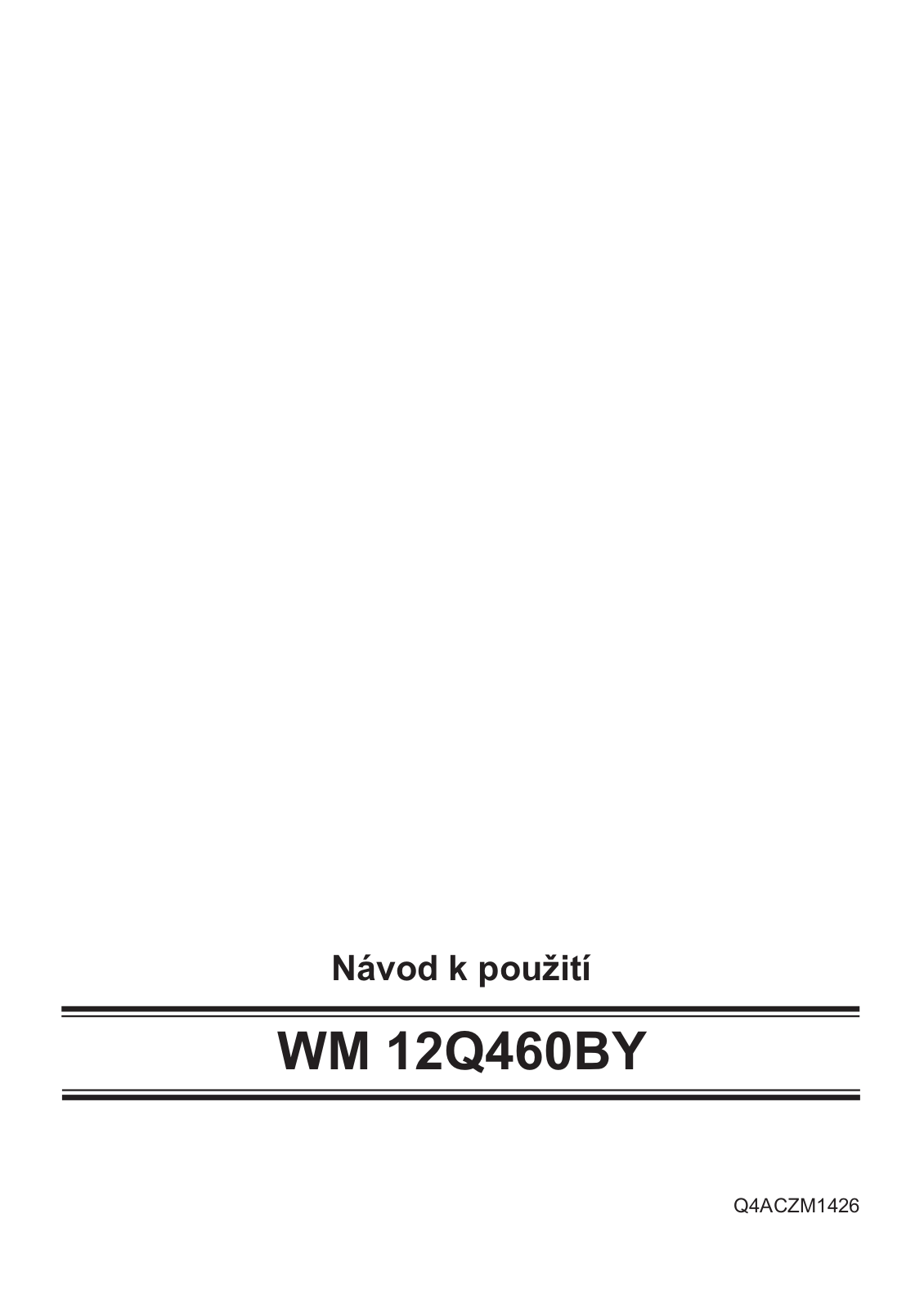 Siemens WM12Q460BY User Manual