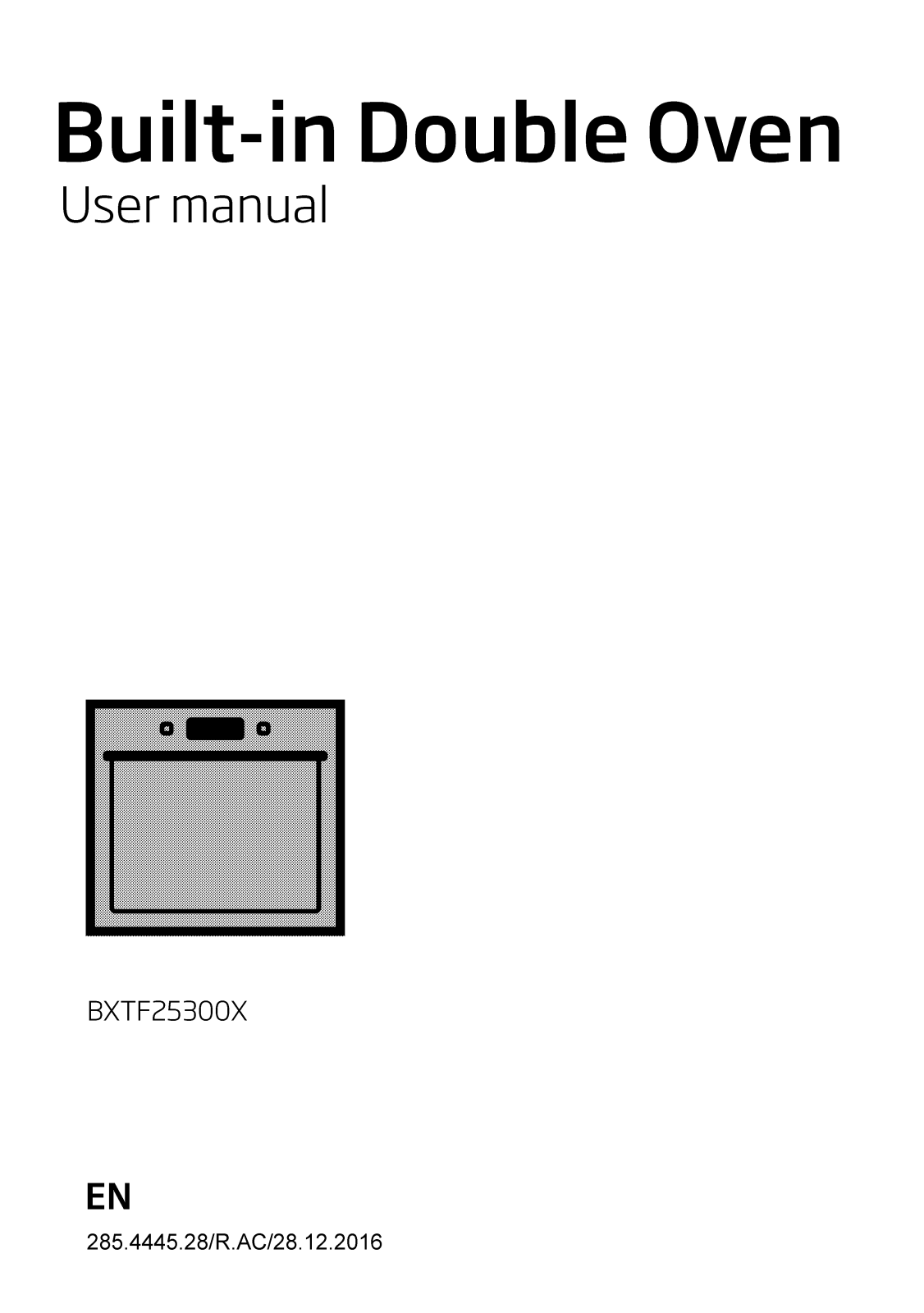 Beko BXTF25300X User Manual