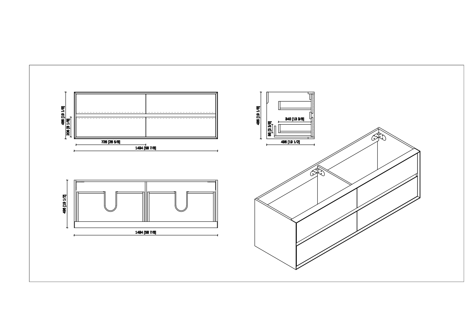 Better Vanity BGTE1234 Dimensions - ManualMachine.com