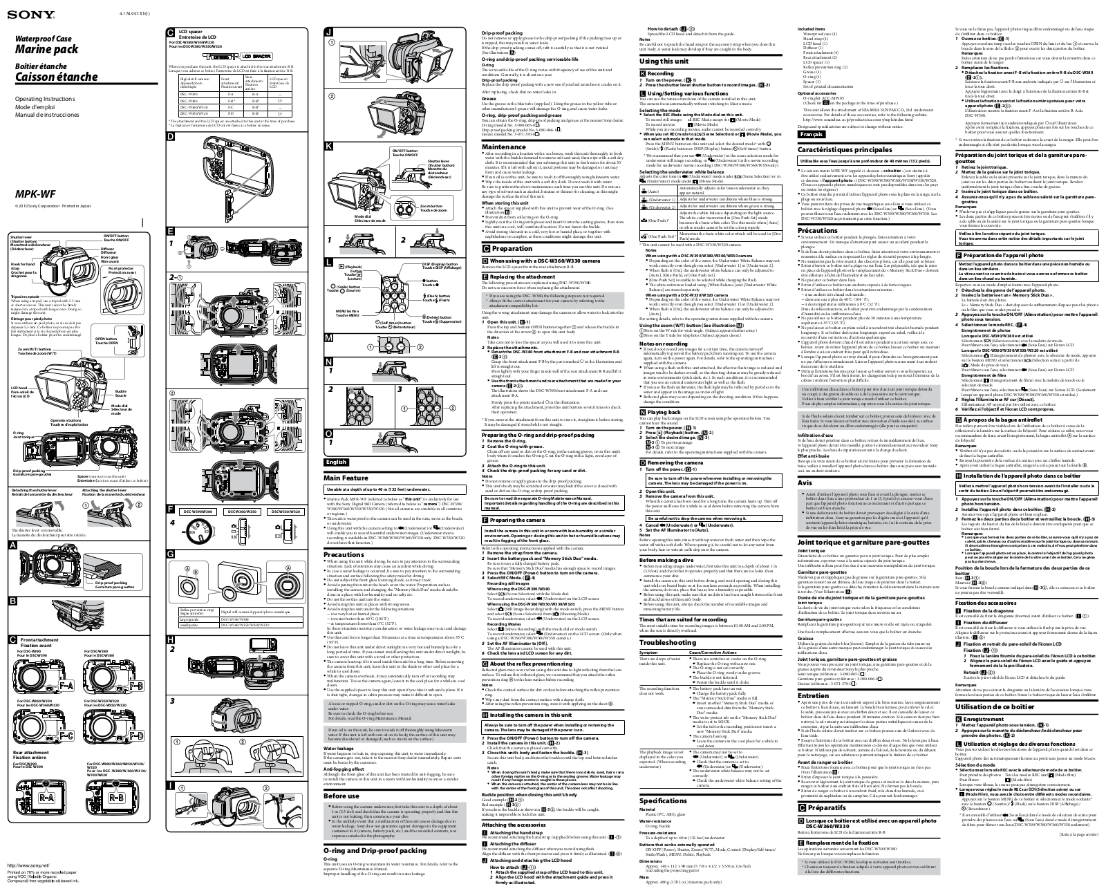 Sony MPK-WF User Manual