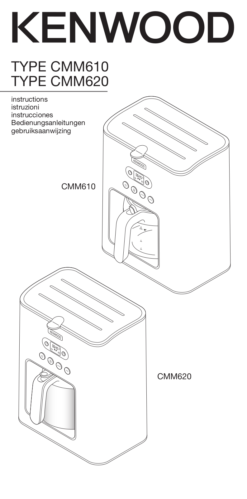 Kenwood CMM610, CMM620 User Manual