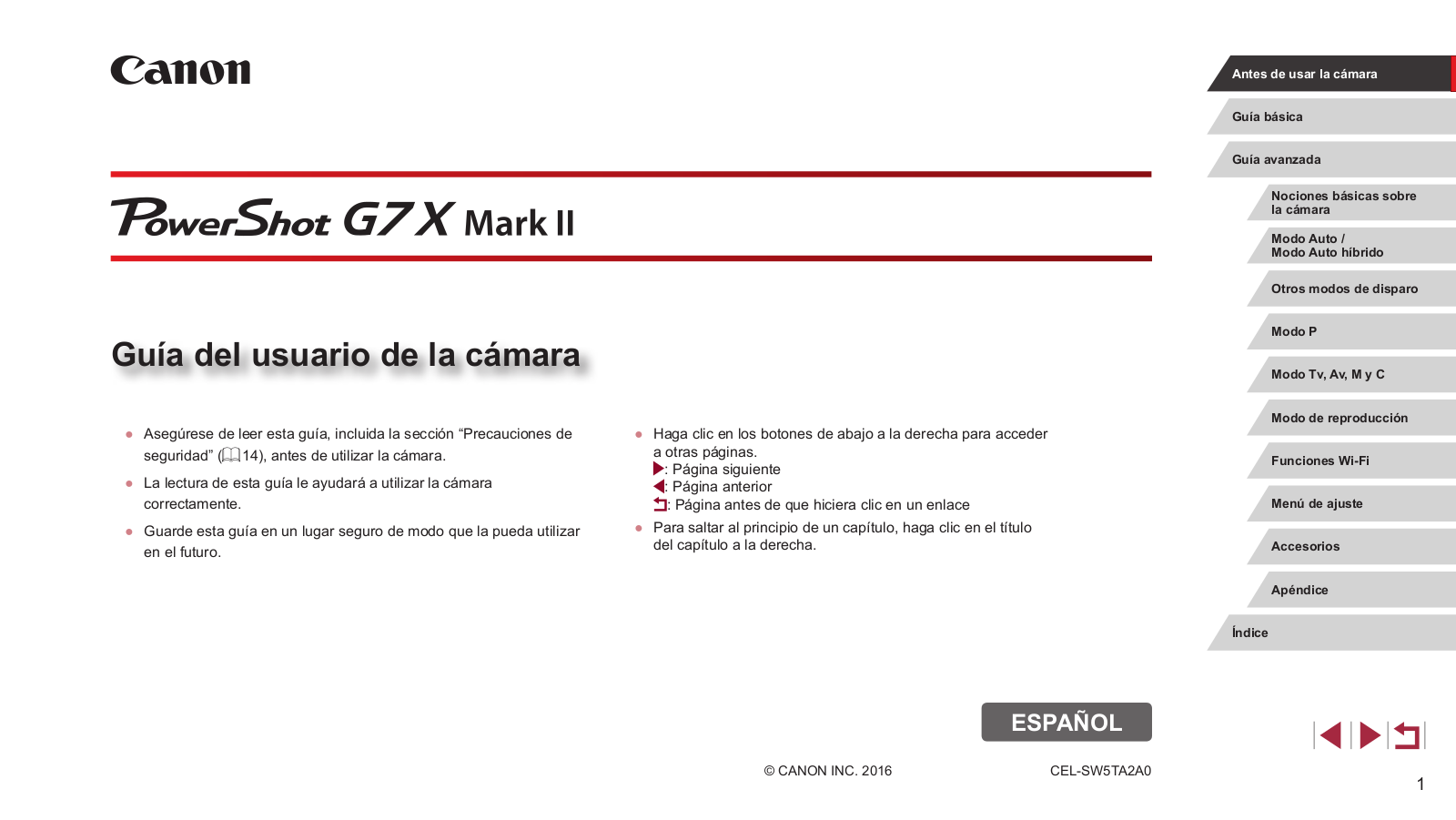 Canon G7 X Mark II User Manual