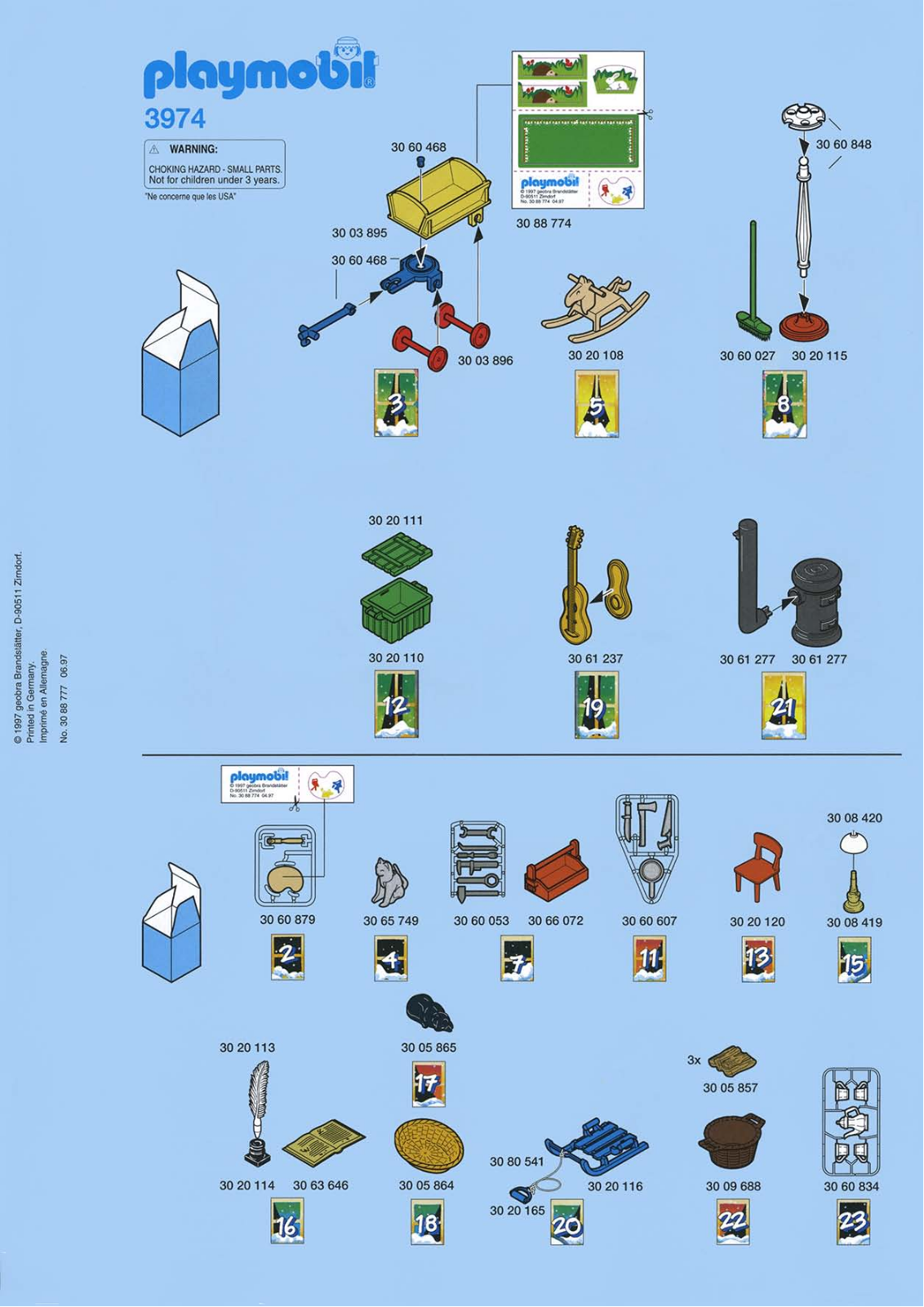 Playmobil 3974 Instructions