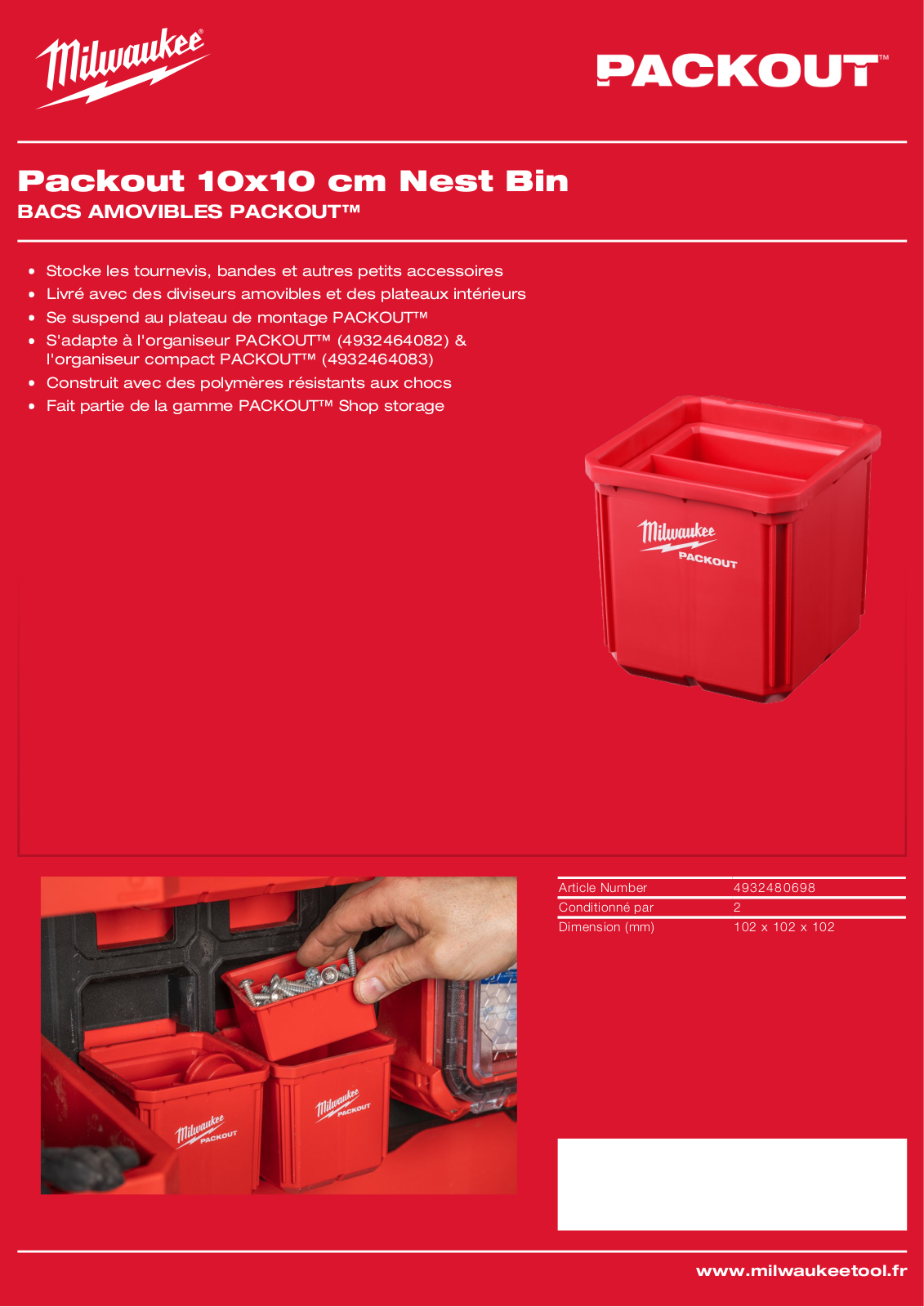 Milwaukee 4932480698 Specification - ManualMachine.com