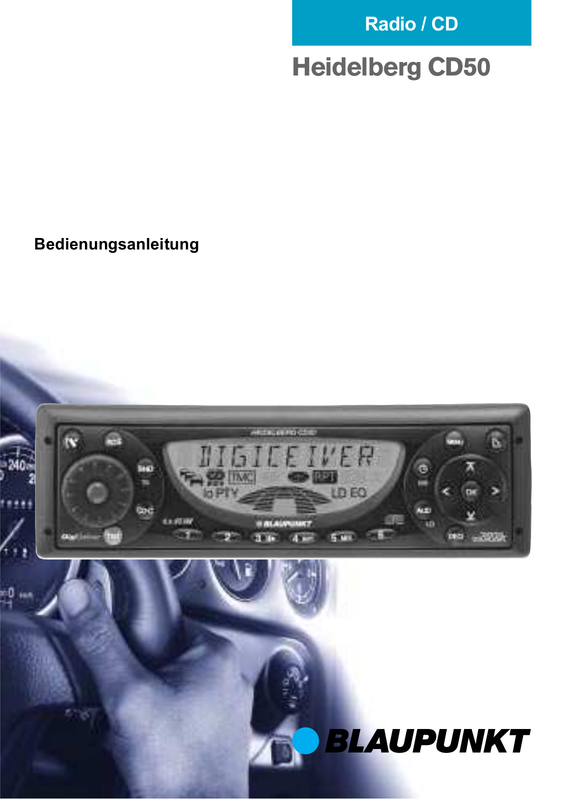 Blaupunkt HEIDELBERG CD50 User Manual