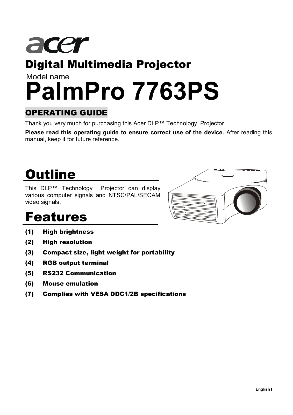 Acer 7763PS User Manual