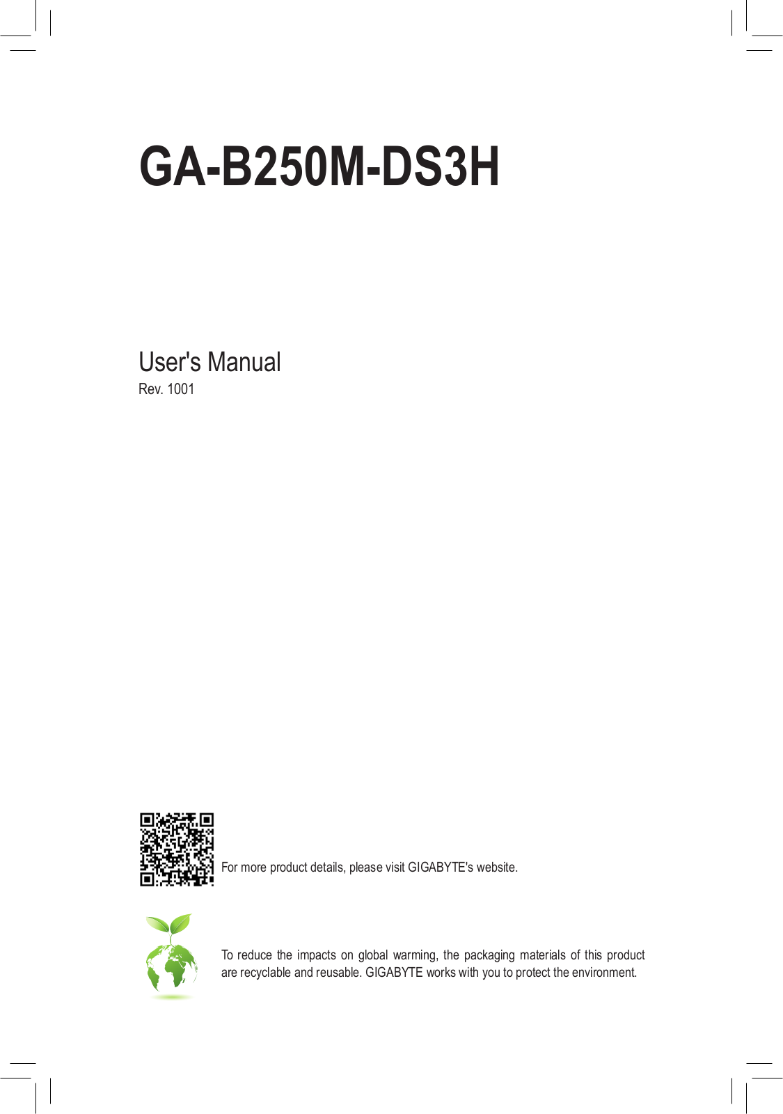 Gigabyte GA-B250M-DS3H User Manual