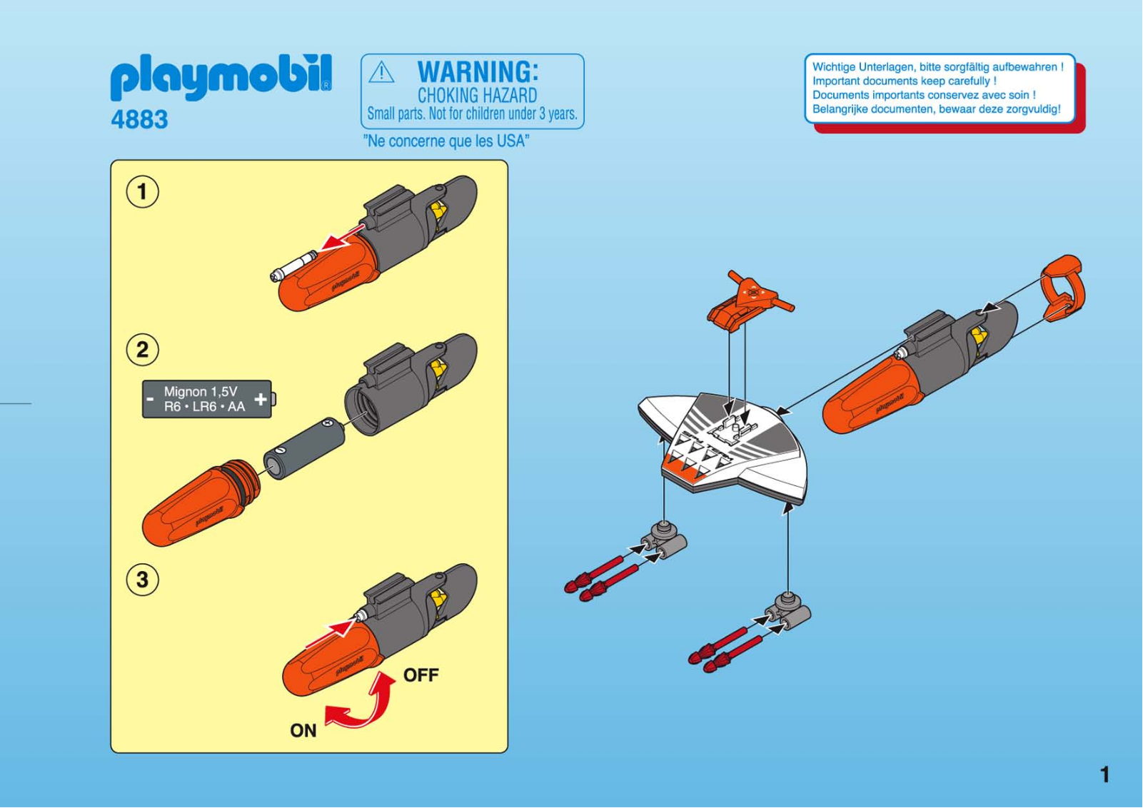 Playmobil 4883 Instructions