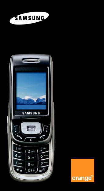 Samsung SGH-D500 User Manual