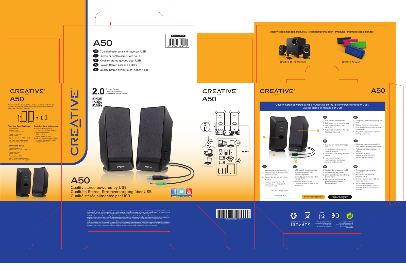 Creative A50 User Manual