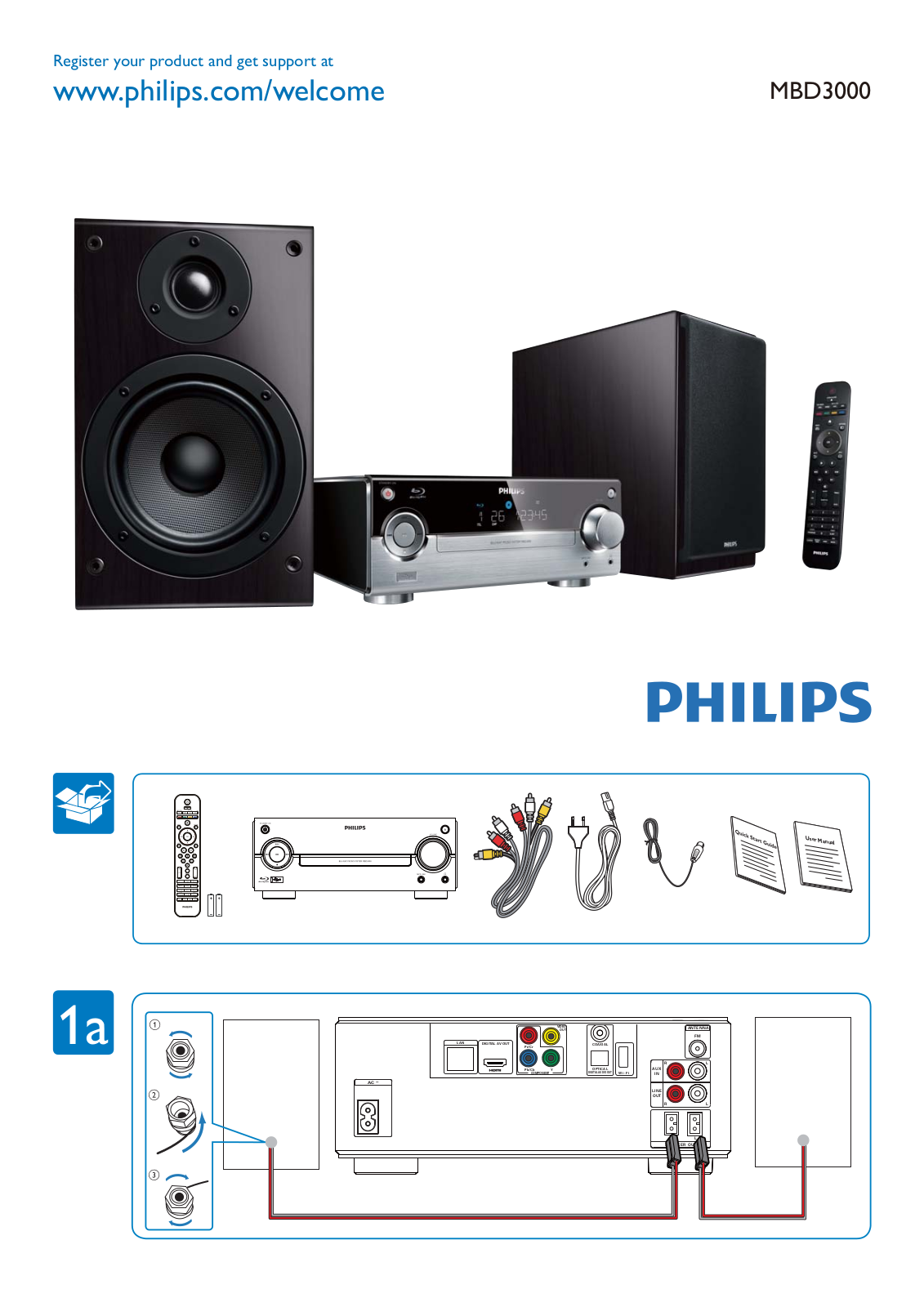 Philips MBD3000, MBD3000-93 User Manual