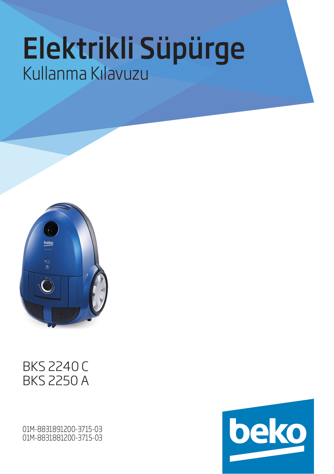 Beko BKS 2250 A User manual