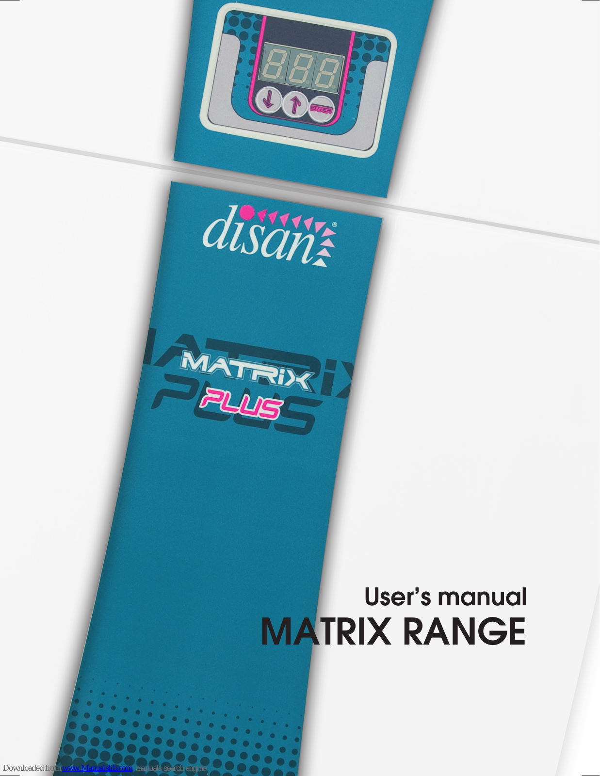 Disan MATRIX RANGE User Manual - ManualMachine.com
