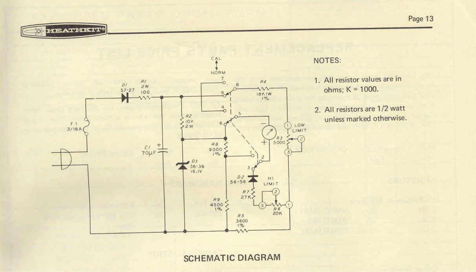 Heath Company IM-103 Schematic