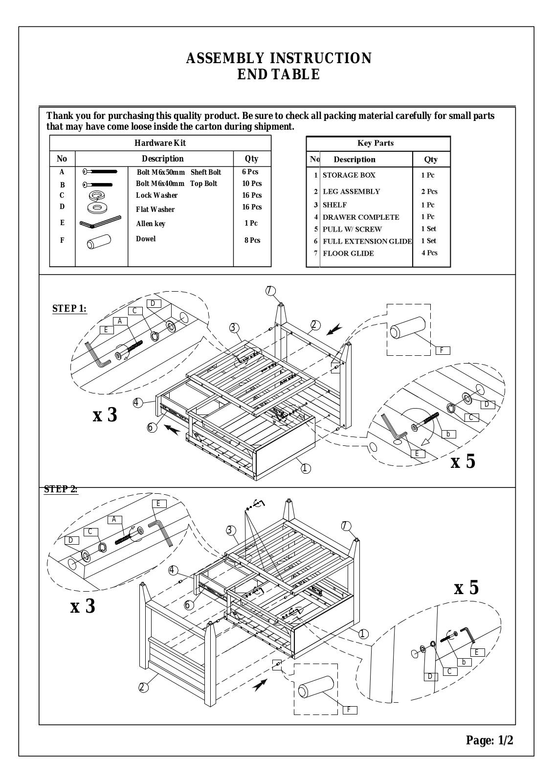 Sand & Stable W004995316 Installation & Assembly - ManualMachine.com