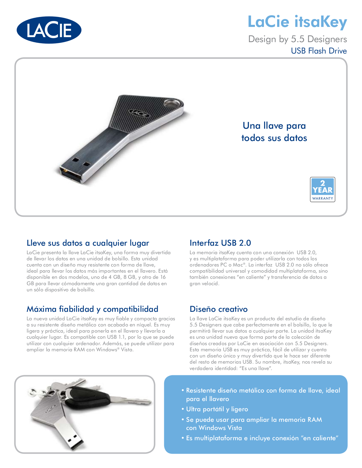 Lacie ITSAKEY DATASHEET