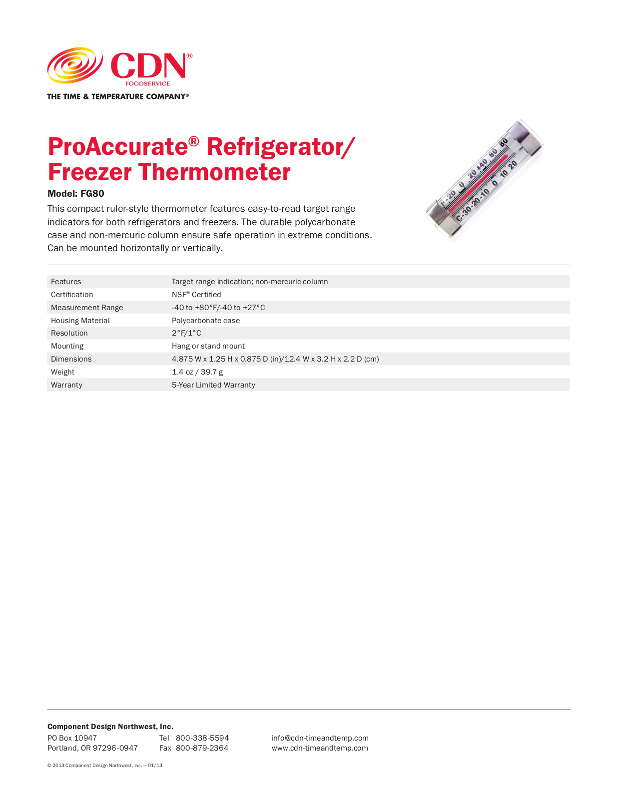 CDN NDC1036 Specifications - ManualMachine.com