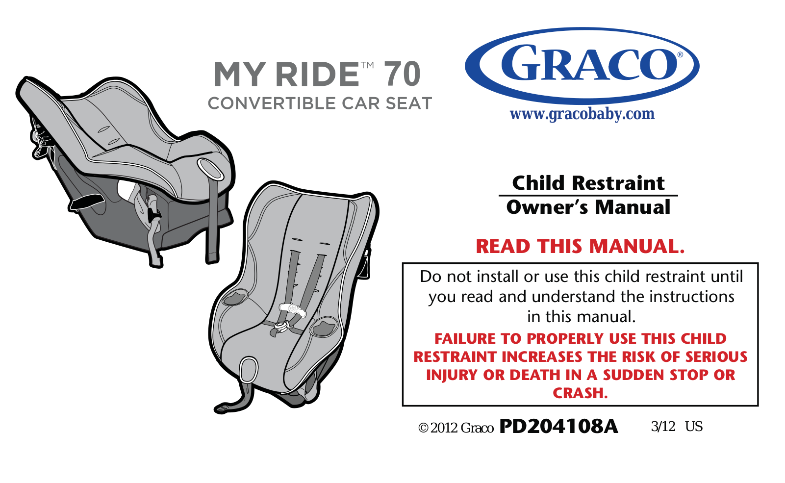 Graco PD204108A User Manual