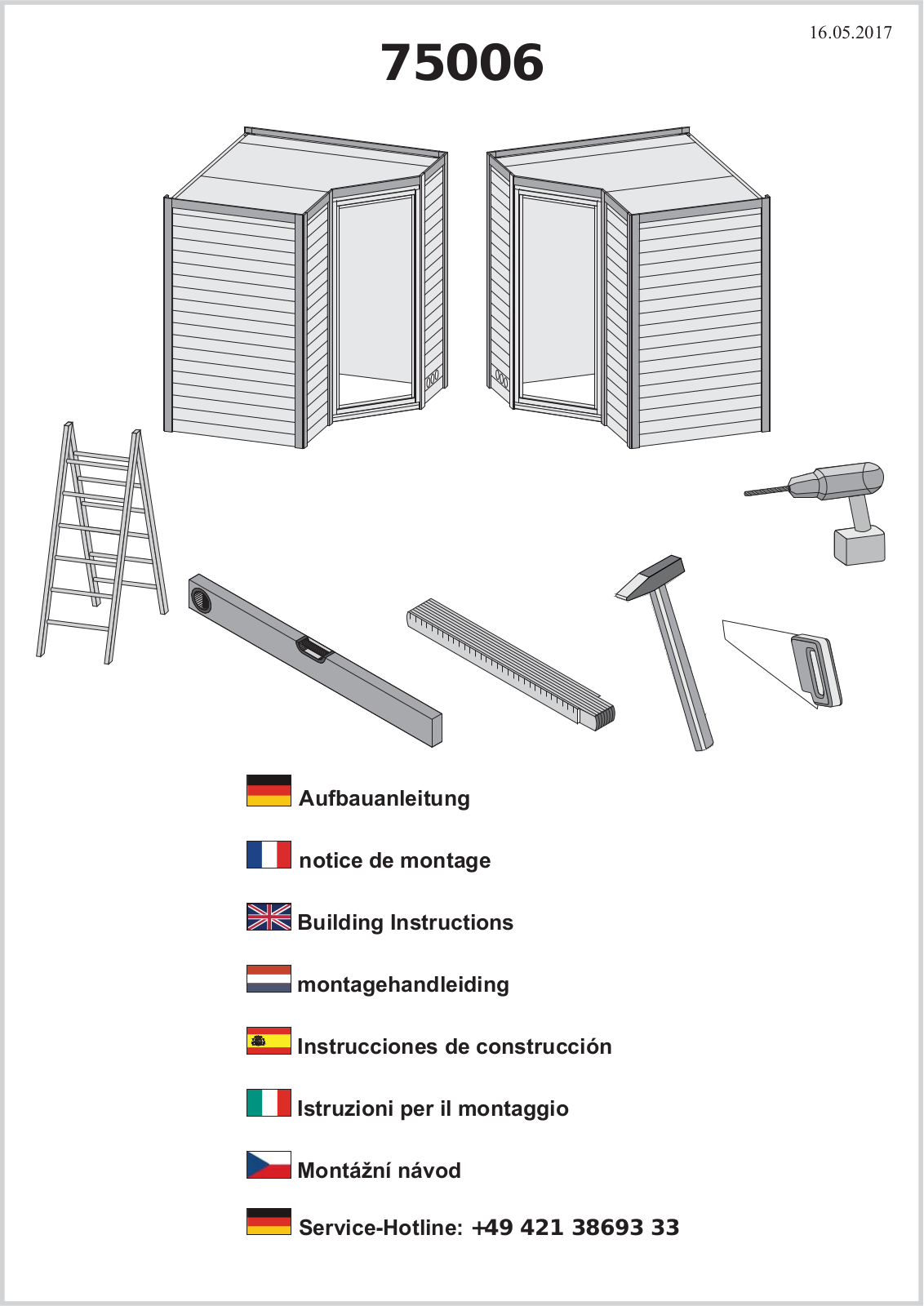 Karibu 75006 Assembly instructions