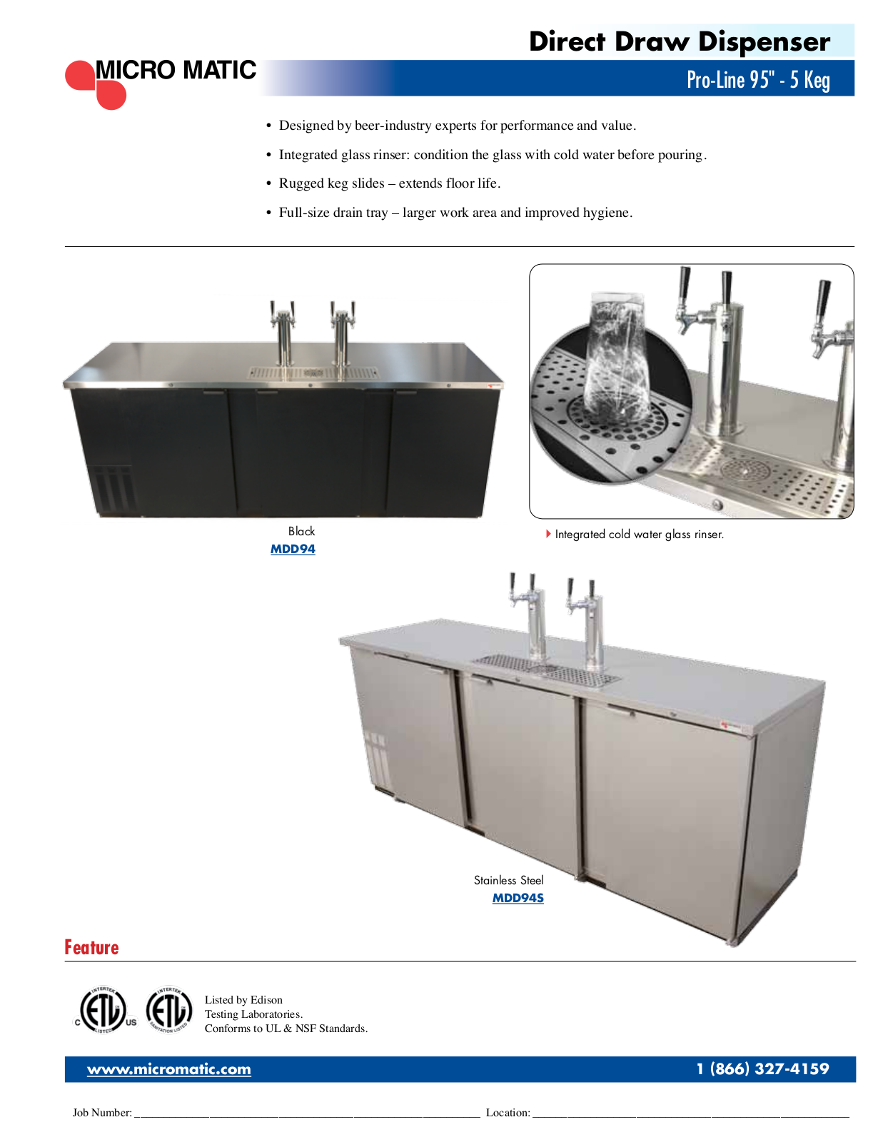 Micro Matic MDD94 User Manual