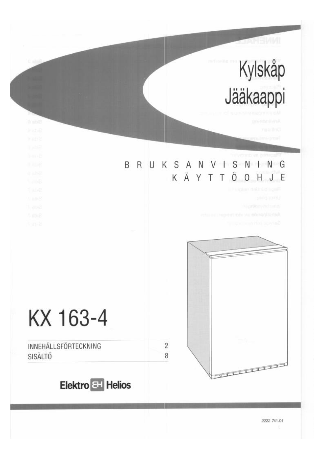 Elektro helios KX163-4 User Manual