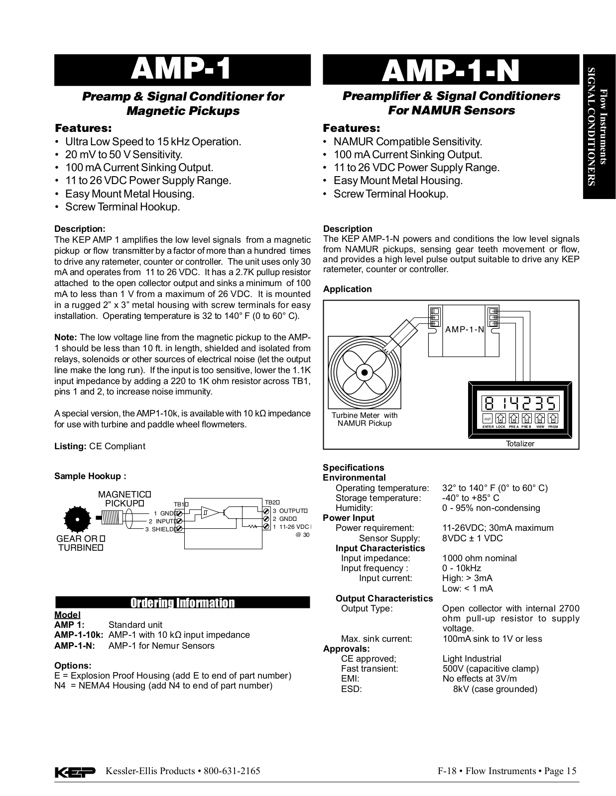 KEP AMP-1s Data sheet