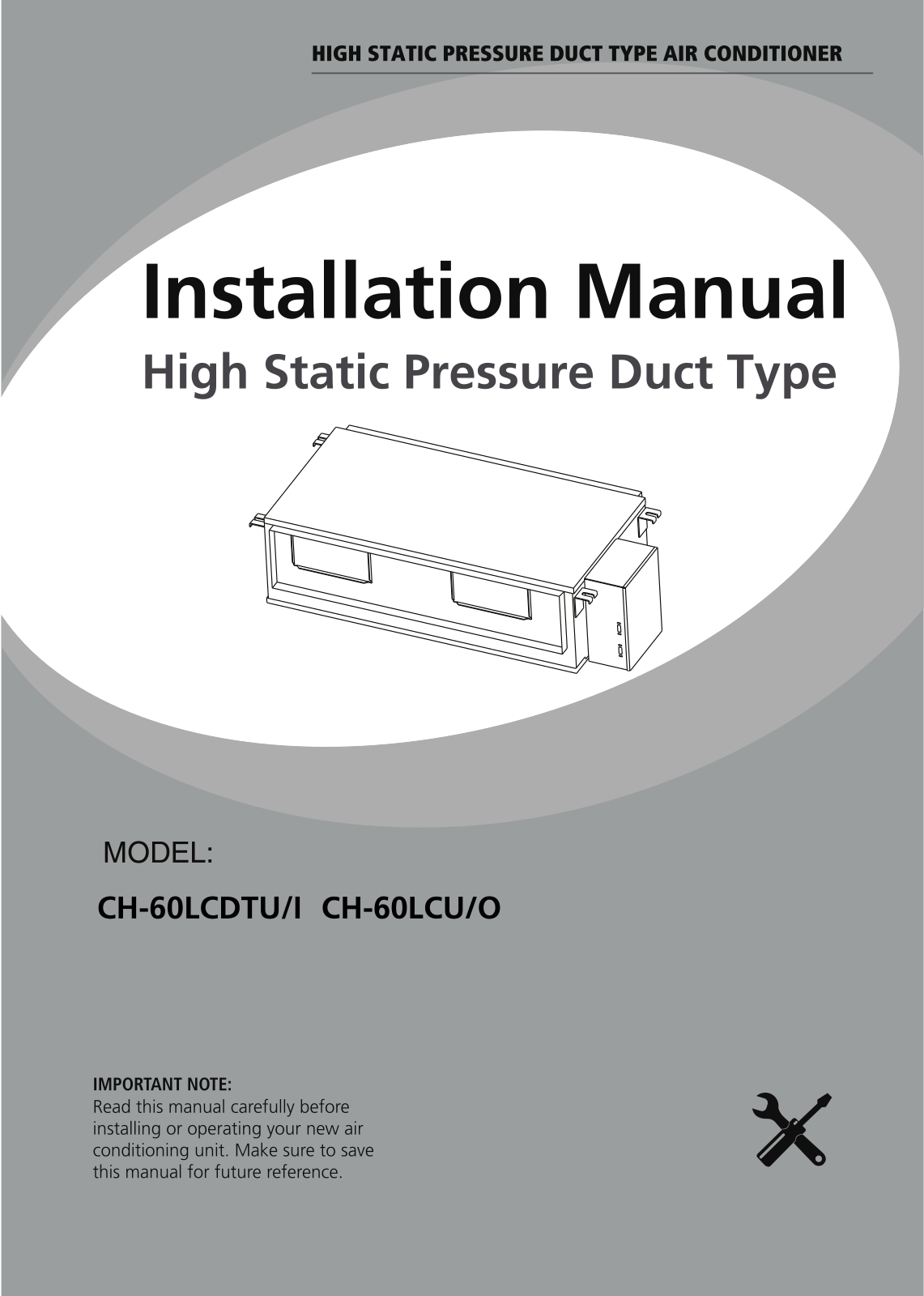 Cooper&Hunter CH60LCOU Installation Manual