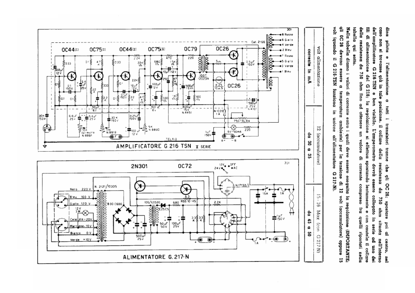 Geloso g216tsn, g217n schematic