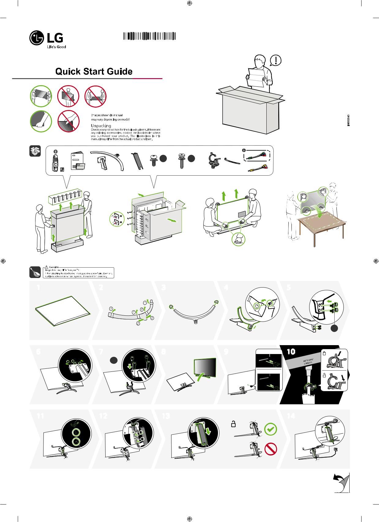 LG 75NANO91TNA QUICK SETUP GUIDE