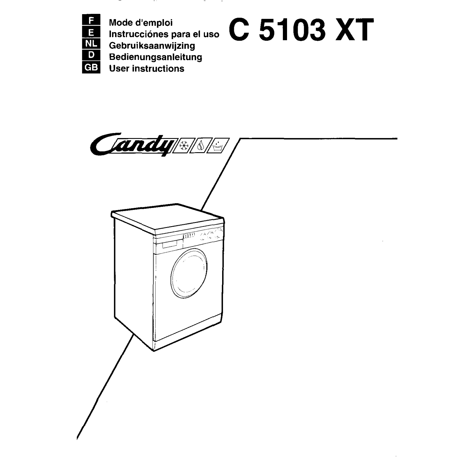 Candy C 5103 XT User Manual