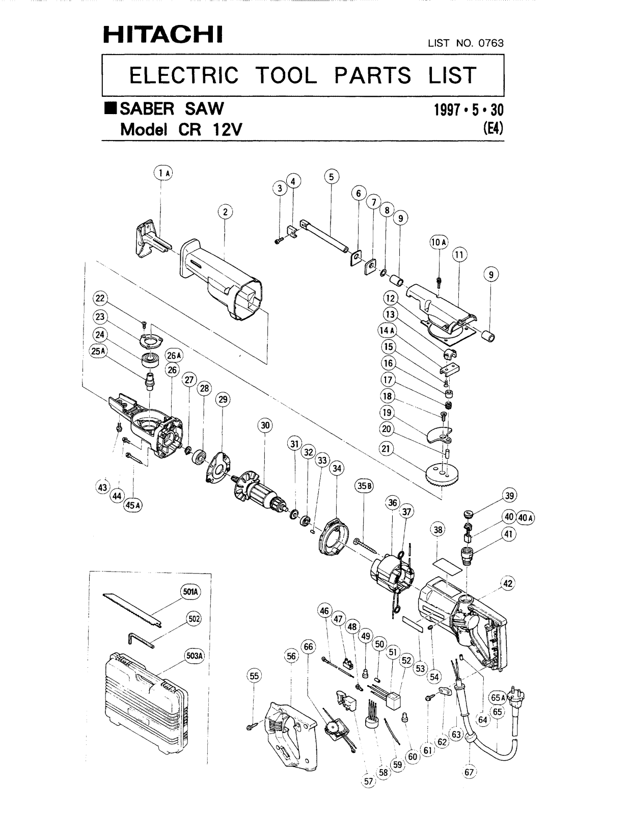 Hitachi CR12V User Manual