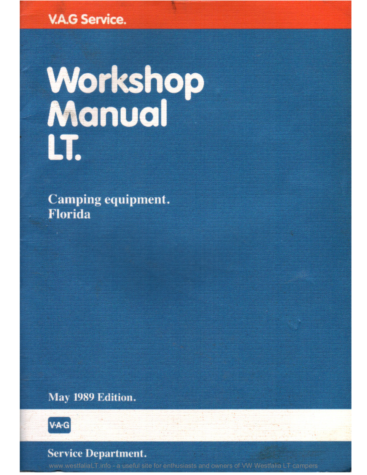 Volkswagen LT 1989 User Manual