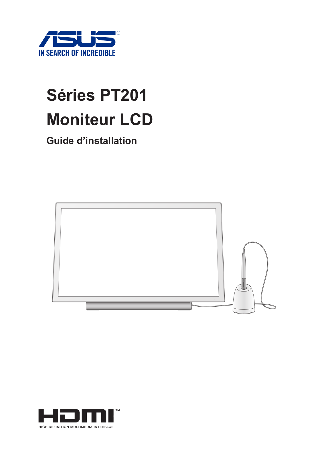 Asus PT201Q Setup Guide