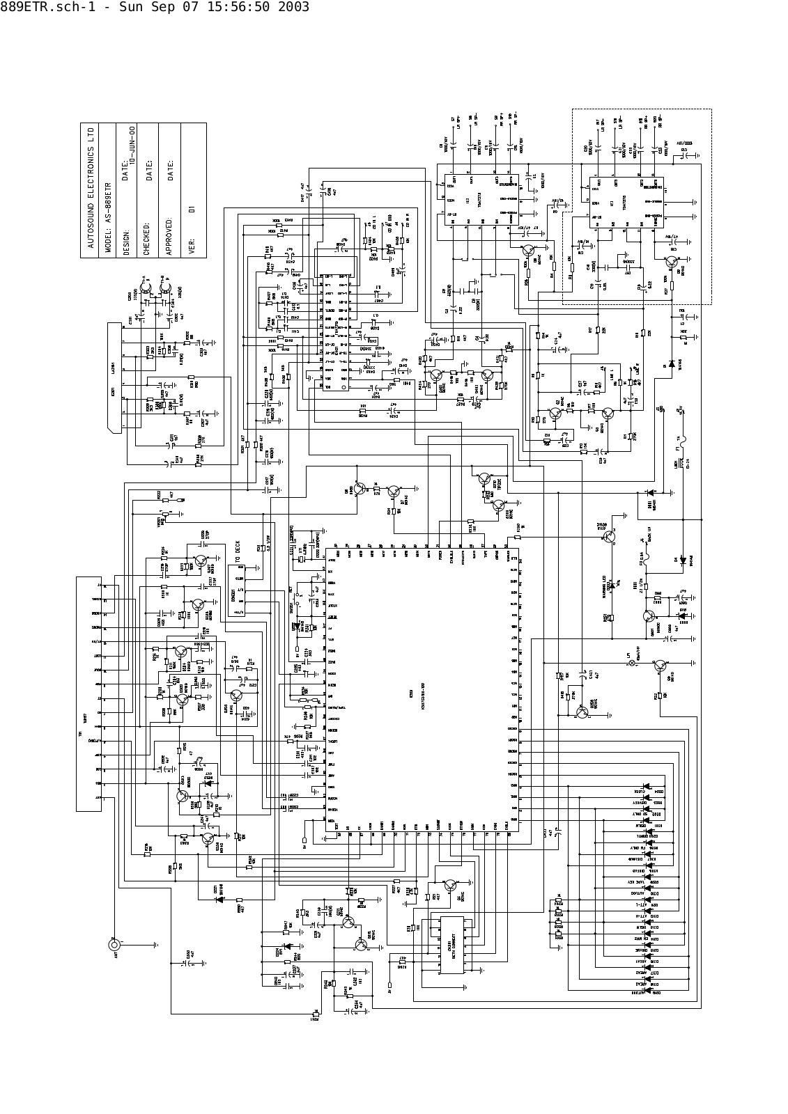 Vitek VT-3638 Schematic