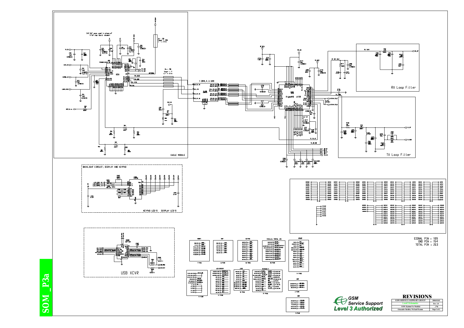 Motorola V220, C650 Schematics